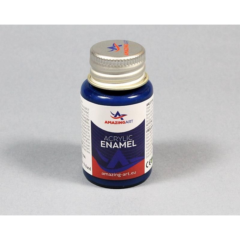 ACRYLIC ENAMEL - Sapphire Blue Semi-Gloss 15ml
