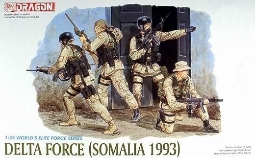 1:35 Modern U.S. Delta Force (Somalia 1993)