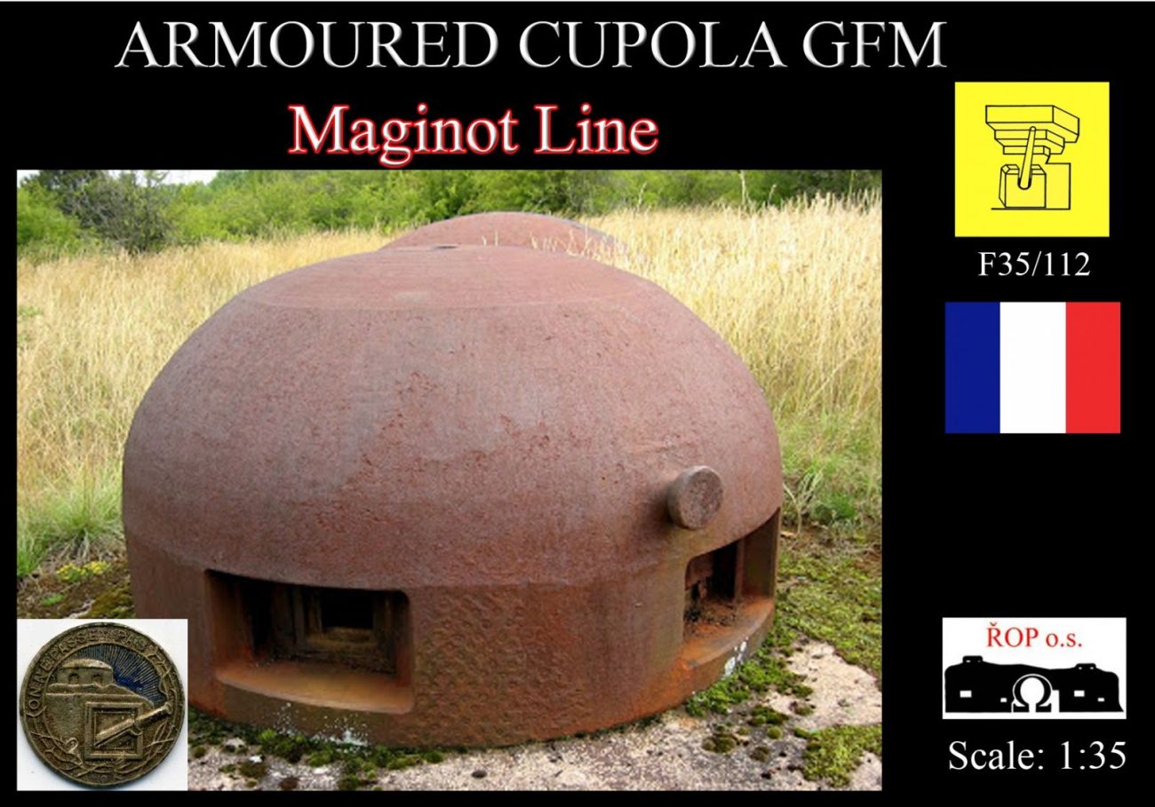 1:35 Armoured cupola GFM - Maginot Line