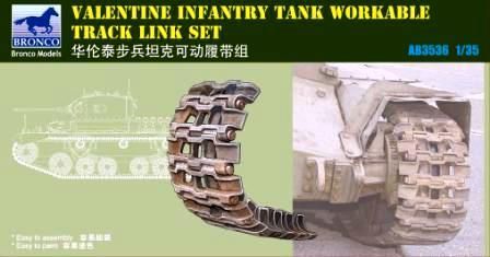 1:35 Valentine Infantry Tank Workable Track Link Set