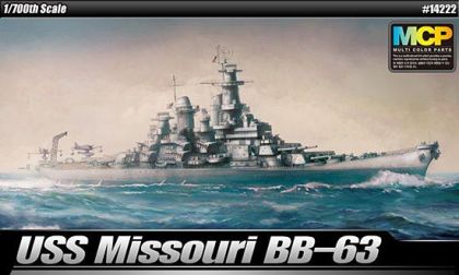 1:700 USS Missouri BB-63 Multi-Color Parts
