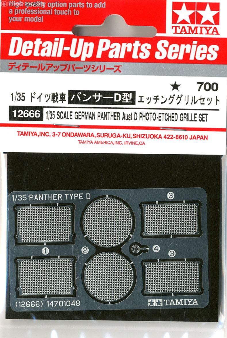 1:35 Panther D Etching Parts (Grills)