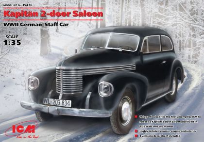 1:35 Kapitän 2-door Saloon WW.II German Staff Car