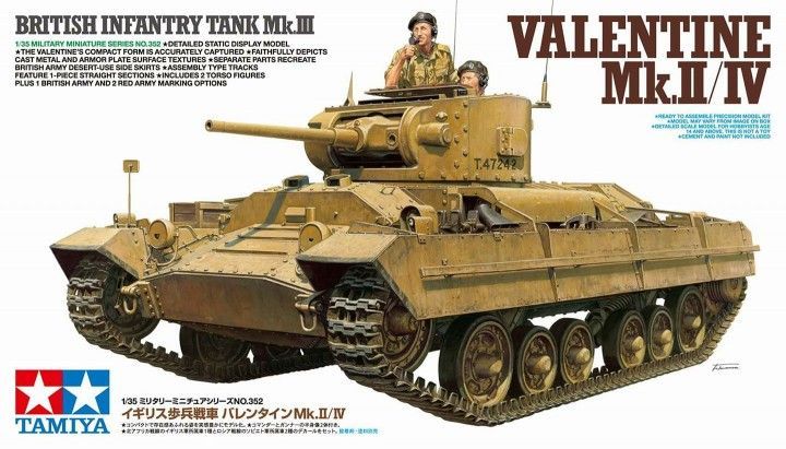1:35 Infantry Tank Mk. III Valentine Mk. II/ IV