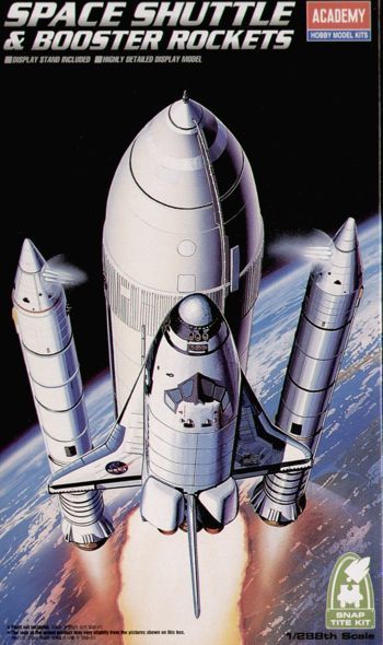 1:288 Space Shuttle & Booster Rockets