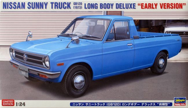 1:24 Nissan Sunny Truck 1973 (GB120) Long Body Deluxe 