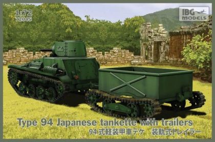 1:72 Type 94 Japanese tankette with trailers