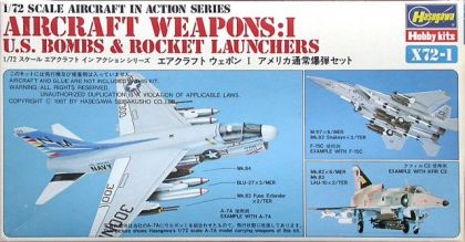 1:72 Aircraft Weapons: I U.S. Bombs & Rocket Launchers