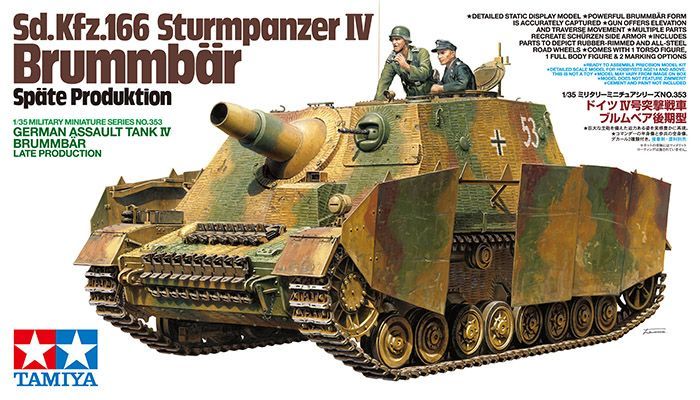 1:35 Sd.Kfz.166 Sturmpanzer IV Brummbär Späte Produktion