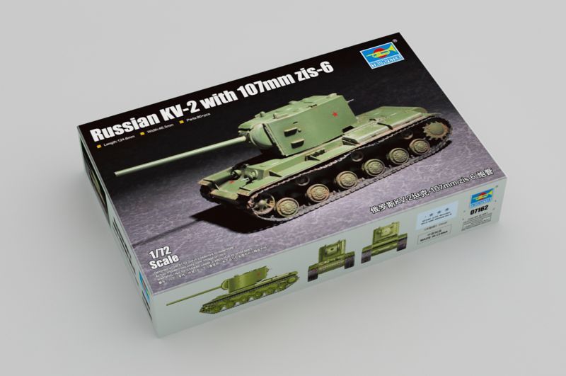 1:72 Russian KV-2 with 107mm zis-6