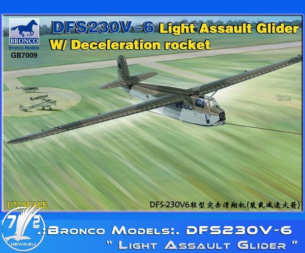 1:72 DFS230V-6 Light Assault Glider with Deceleration Rocket