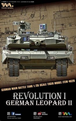 1:35 GERMAN REVOLUTION I GERMAN LEOPARD II MAIN BATTLE TANK
