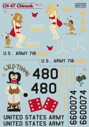 1:32 CH-47 Chinook (decals incl. stencils) Part 2