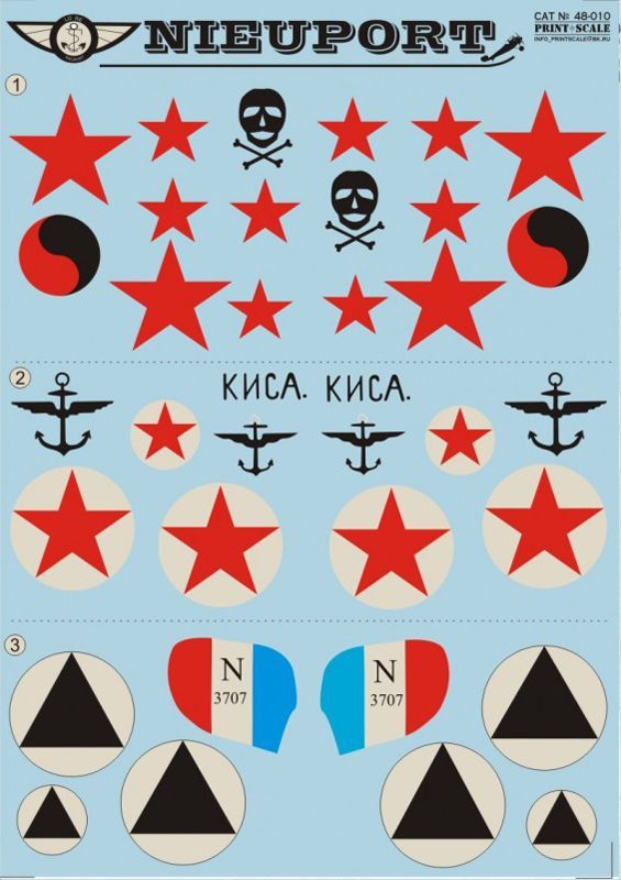 1:48 Nieuport (wet decals)