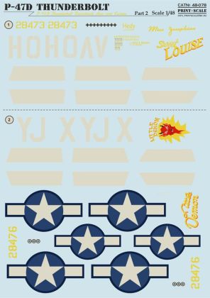 1:48 P-47D Thunderbolt Part 2 (wet decals)