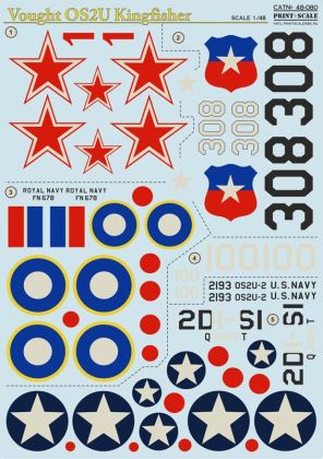 1:48 Vought OS2U Kingfisher (wet decals)