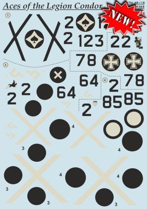 1:48 Aces of the Legion Condor Part 1 (wet decals)