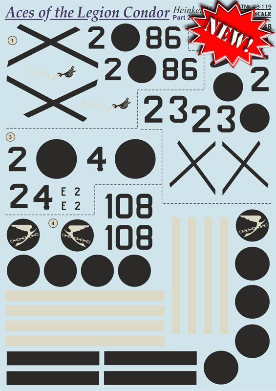 1:48 Aces of the Legion Condor Part 2 (wet decals)