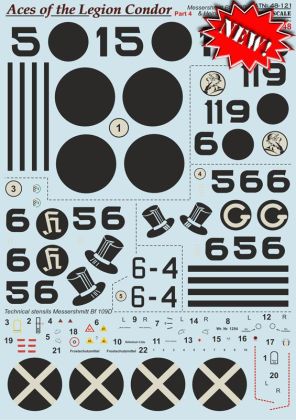 1:48 Aces of the Legion Condor Part 4 (wet decals)