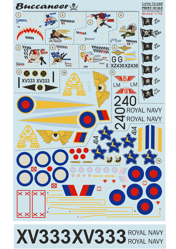 1:72 Blackburn Bucanner (wet decals)