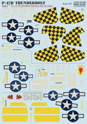 1:72 P-47D Thunderbolt Part 1 (wet decals)