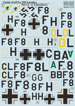 1:72 Focke-Wulf FW 200 Condor Part.3 (wet decals)