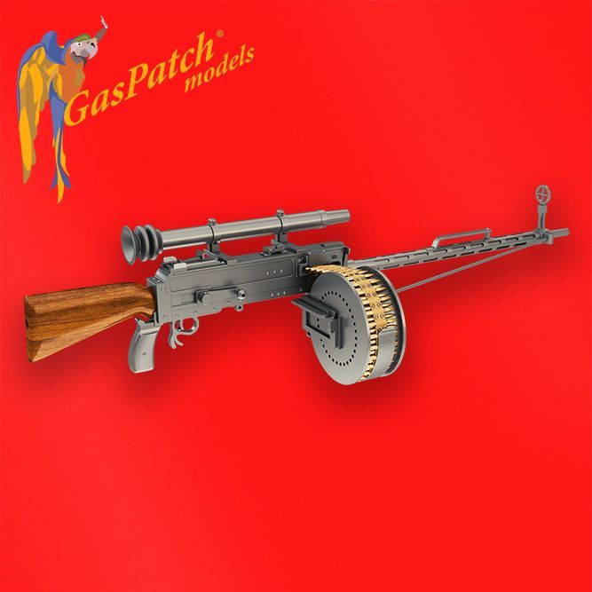 1:32 WWI German Parabellum MG14/17 Machine Guns (2pcs, Resin)