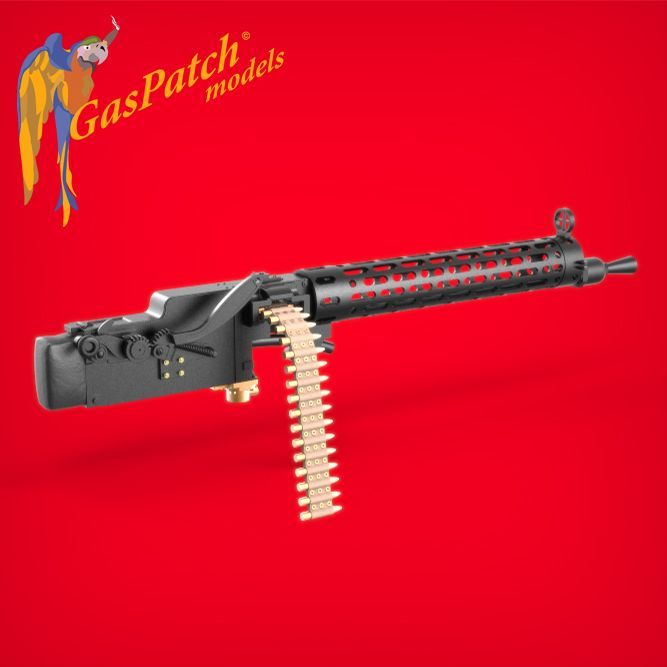 1:32 WWI Spandau 08/15 Machine Guns w/Extended Loading Handle (2pcs, Resin)