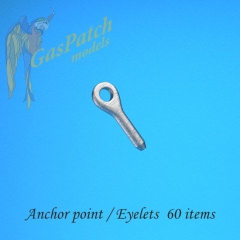 1:48 Eyelets Metal Anchor Points (60 items)