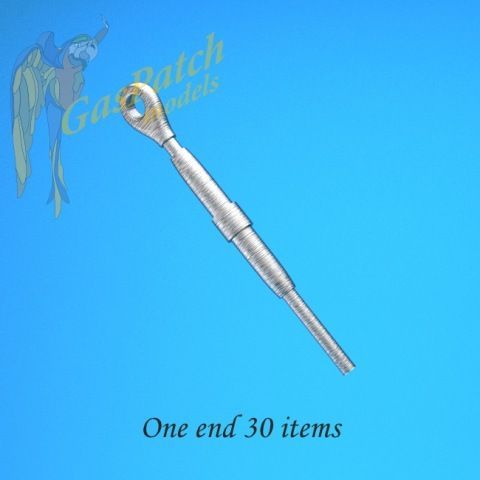 1:48 Metal Turnbuckles One End (30pcs)