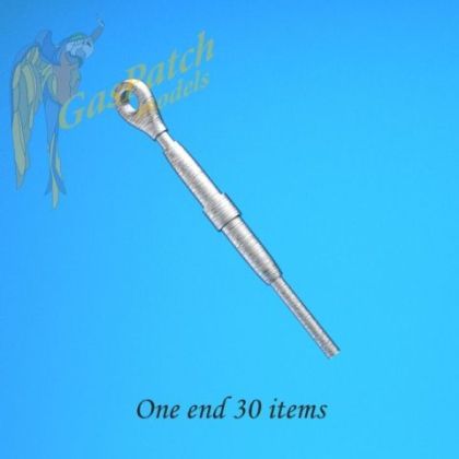 1:48 Metal Turnbuckles One End (30pcs)