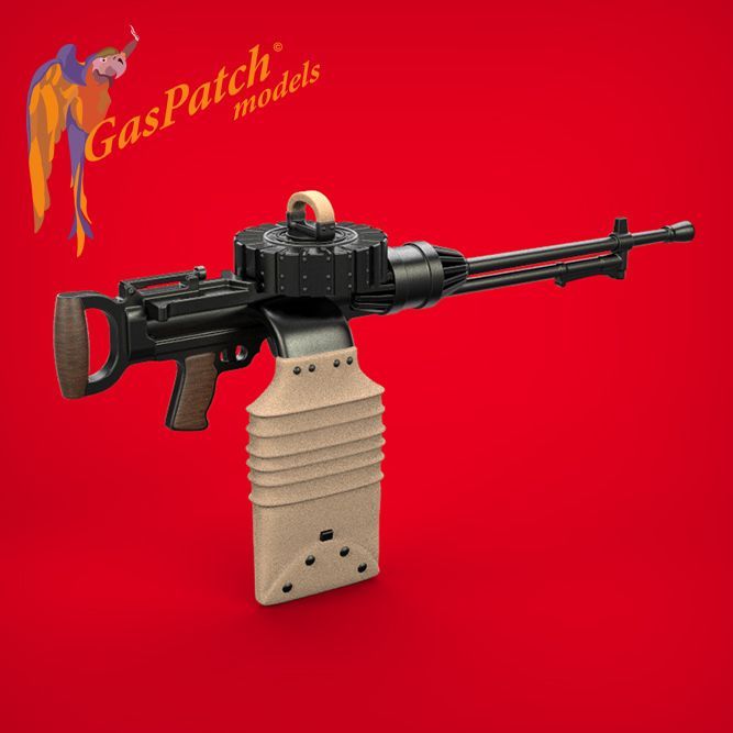 1:48 WWI Lewis Mk.I Stripped Full Heat Sinks Machine Guns (2pcs, Resin)