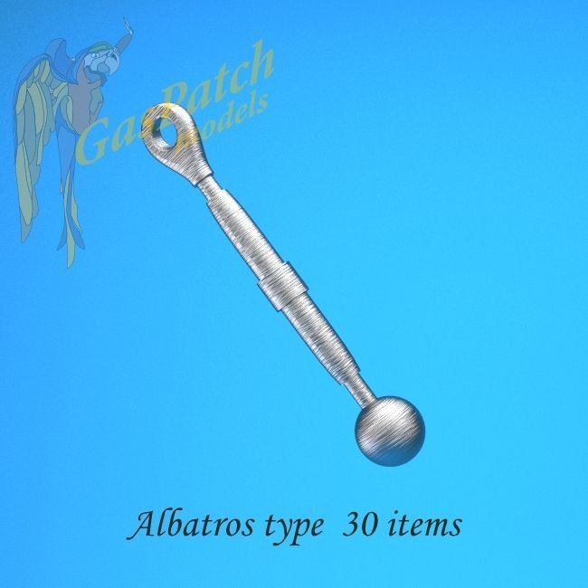 1:32 Metal Turnbuckles Albatros Type (30pcs)