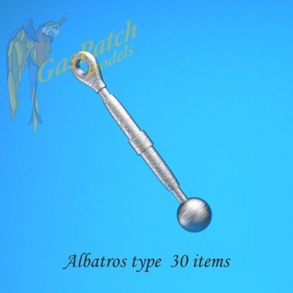 1:32 Metal Turnbuckles Albatros Type (30pcs)