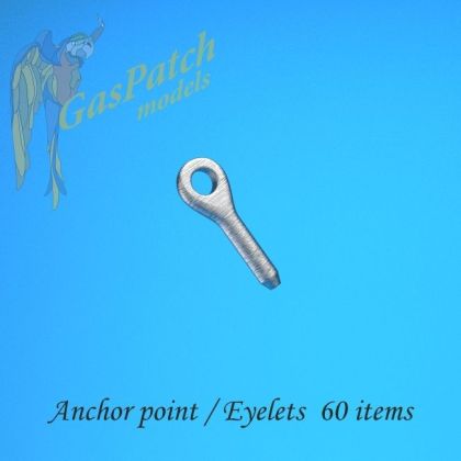 1:32 Metal Turnbuckles Anchor Points/Eyelets (60pcs)