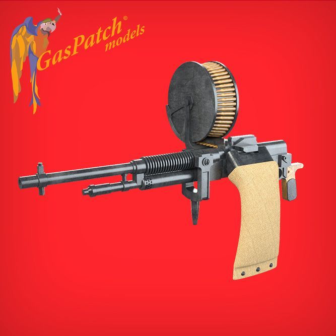 1:32 Early French Hotchkiss M1909 Machine Gun (Resin)