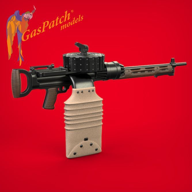 1:32 WWI French Darne Lewis Full Heat Sinks Machine Guns (2pcs, Resin)