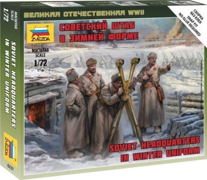 1:72 Soviet Headquarters in winter uniform