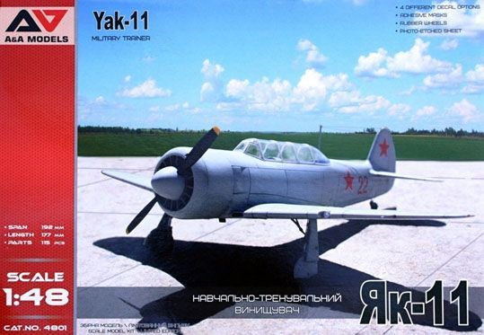 1:48 Yakovlev Yak-11 Military Trainer