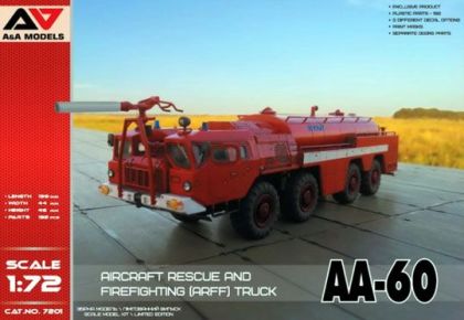 1:72 AA-60 ( MAZ 543 ) Firefighting truck (5 decal versions)