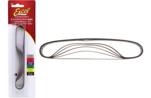 5 Assorted Sanding Belts