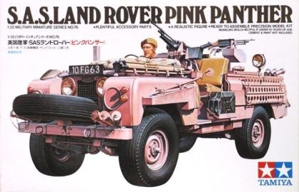 1:35 BRITISH  PINK PANTHER SAS LANDROVER