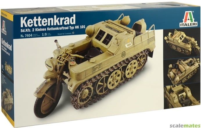 1:9 	Kettenkrad Sd.Kfz. 2 Kleines Kettenkraftrad Typ HK 101
