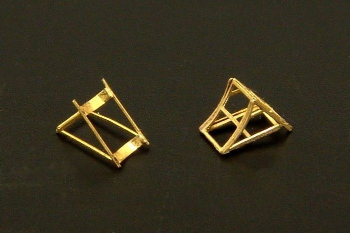 1:48 Luftwaffe wheel chocks (two types)