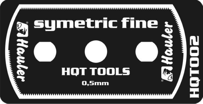 Stainless razor saw symetric fine