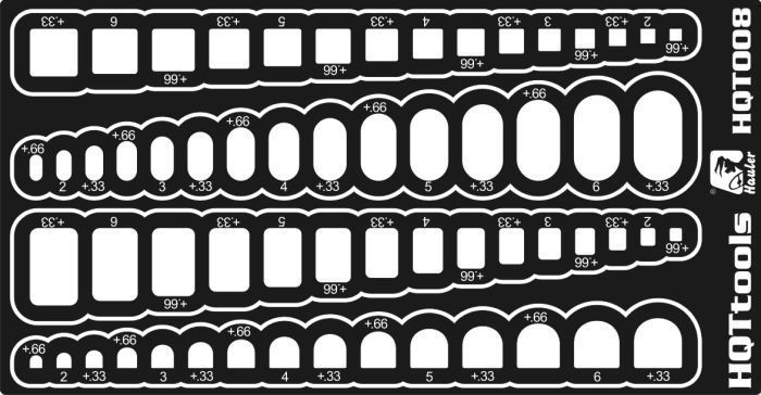 Scribing templates rectangles,ovals, ETC