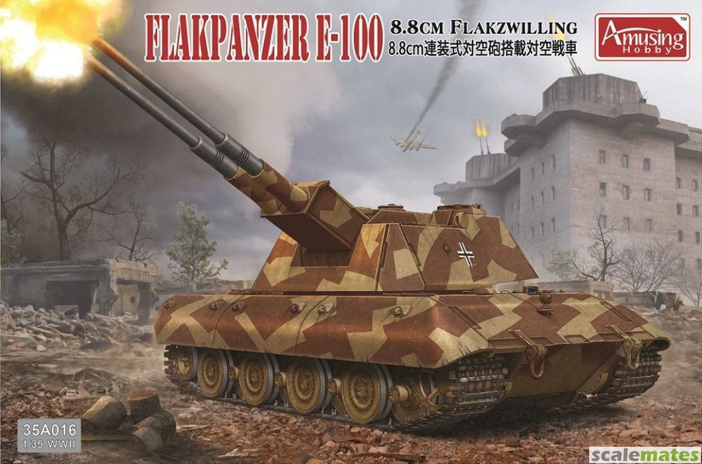 1:35 8.8cm Flakzwilling Flakpanzer E-100