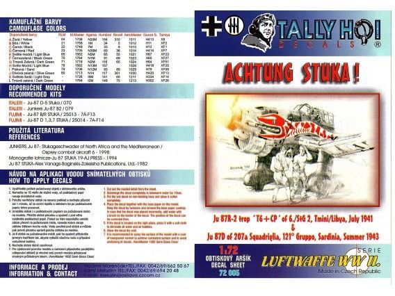 1:72 JU-87 ACHTUNG STUKA!