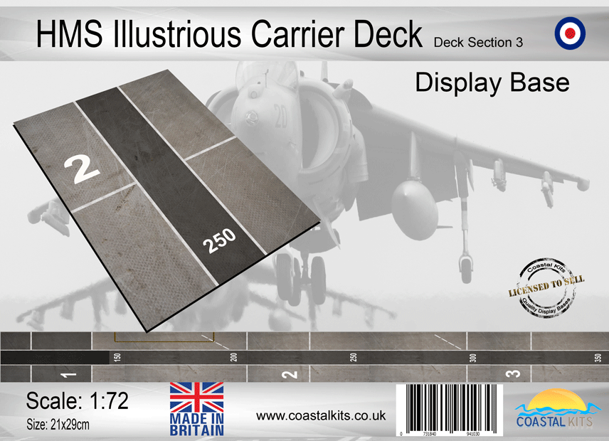 1:72 HMS Illustrious Carrier Deck - Deck Section 3