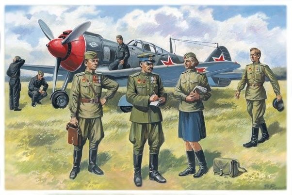 1:48 Soviet Air Foce Pilots and Ground Personnel (1943-1945)